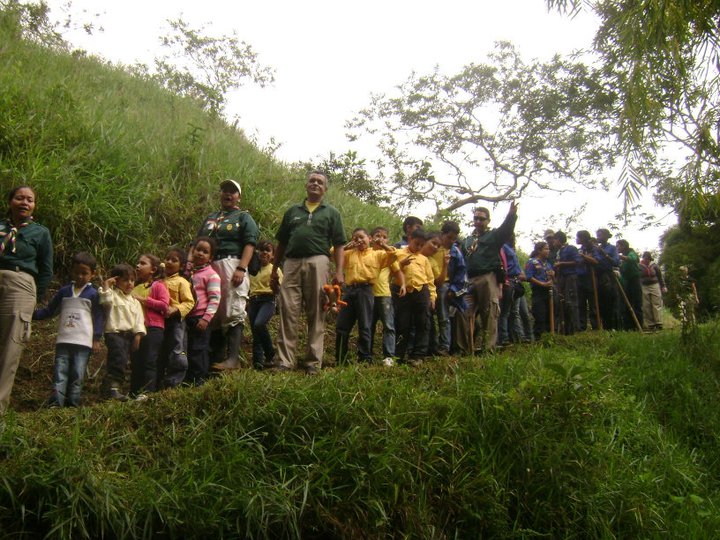 Imagen del primer campamento del grupo